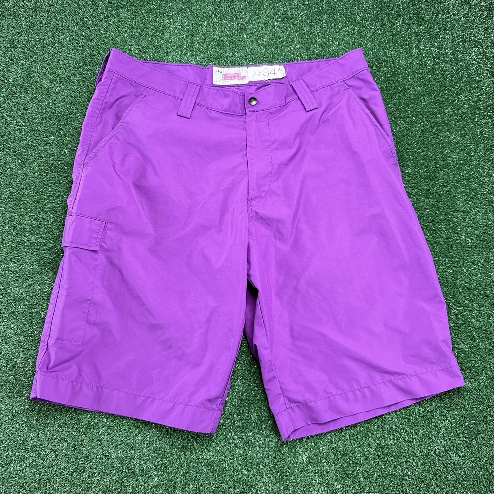 J. Lindeberg Men's Golf Shorts Size 34 Purple